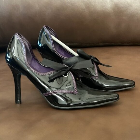 NIB Endora Witch Pumps Pointy Toe Witchy Shoes Victorian Style Shoes - Picture 5 of 16